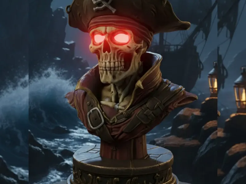 PIRATE STATUE