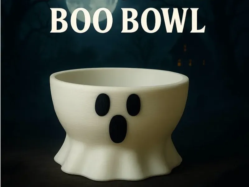 Meerkleurige Halloween Snoepgoed Boo Geest Kom