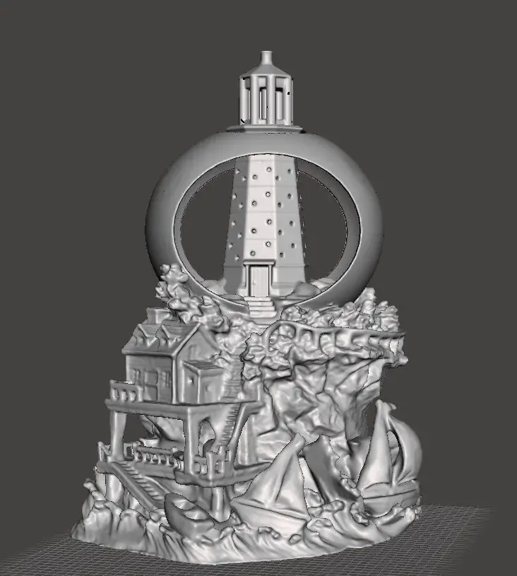 snowglobe LIGHTHOUSE