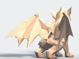 Gargoyle Low Poly-5