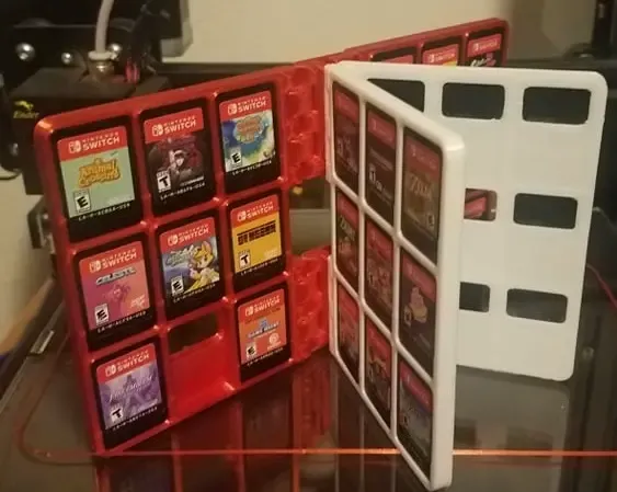 "Cartea" pliabilă Nintendo Switch Game Cartridge Case V10