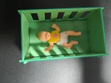 Doll Miniature Bed, Interlocking Connections-4