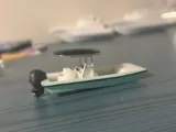 Barca skiff a fondo piatto-0