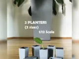 Miniature Planter 1/12 Scale-2