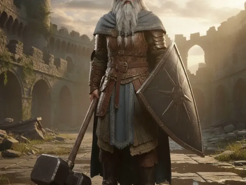Paladin the Old Maze medieval