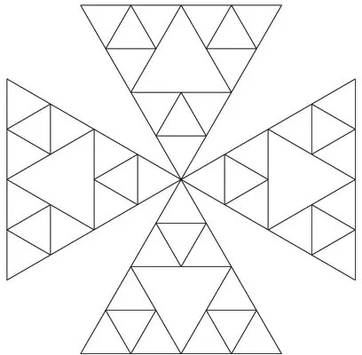  Simetría octaédrica en una esfera    