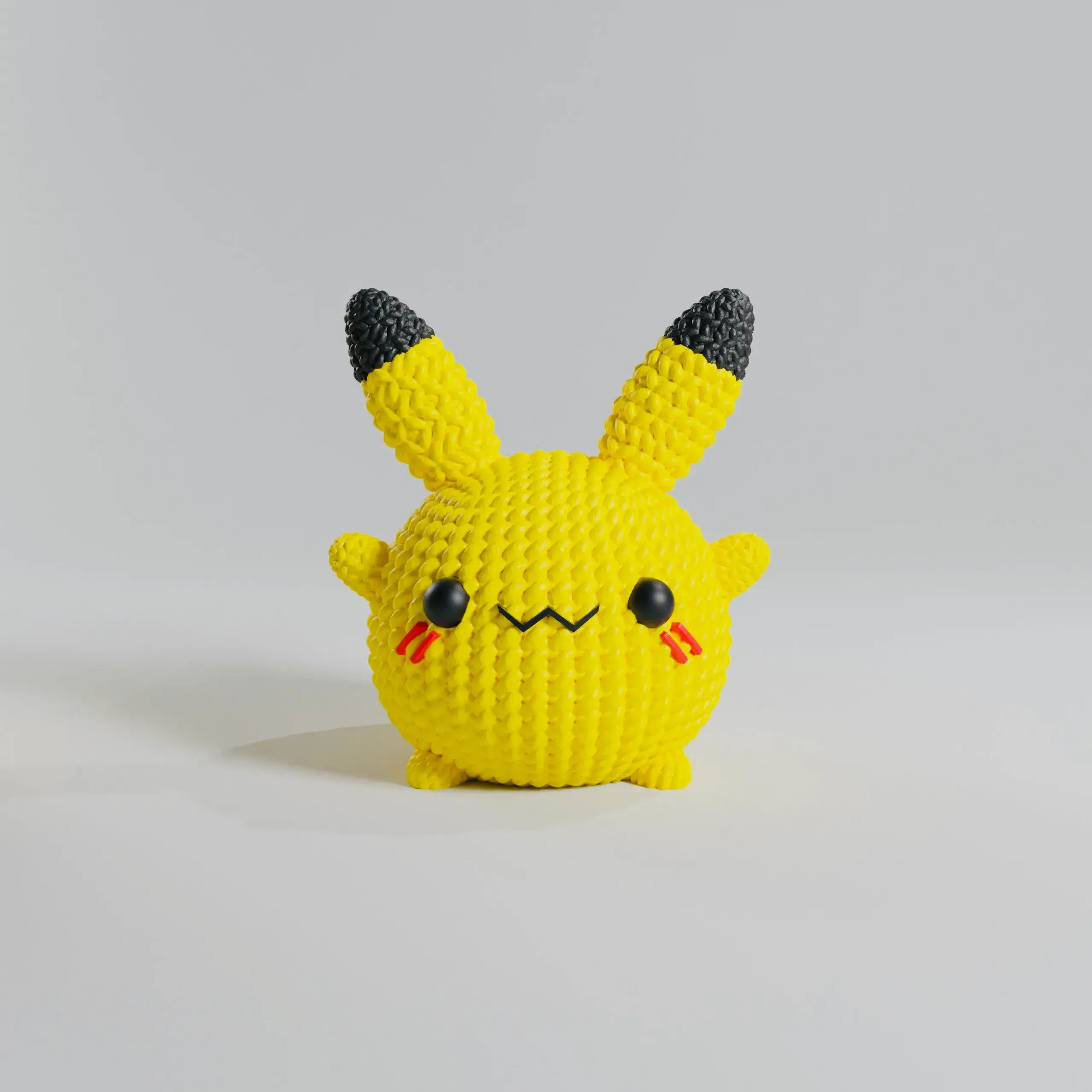 CUTE PIKACHU CROCHET KNITTED - KEYCHAIN & PIGGYBANK