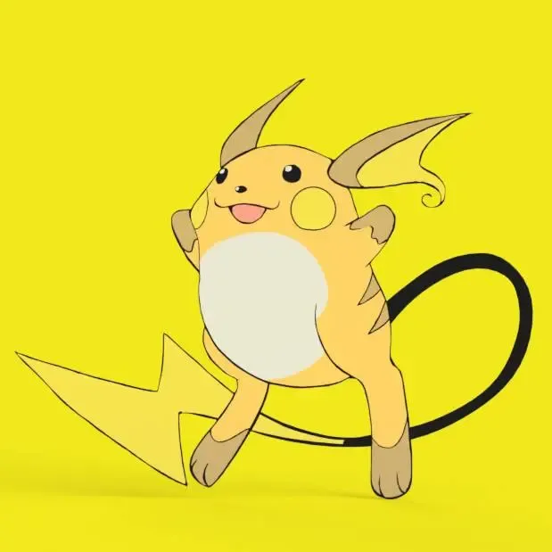 Raichu Wall Art