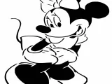 Minnie Mouse stencil-0