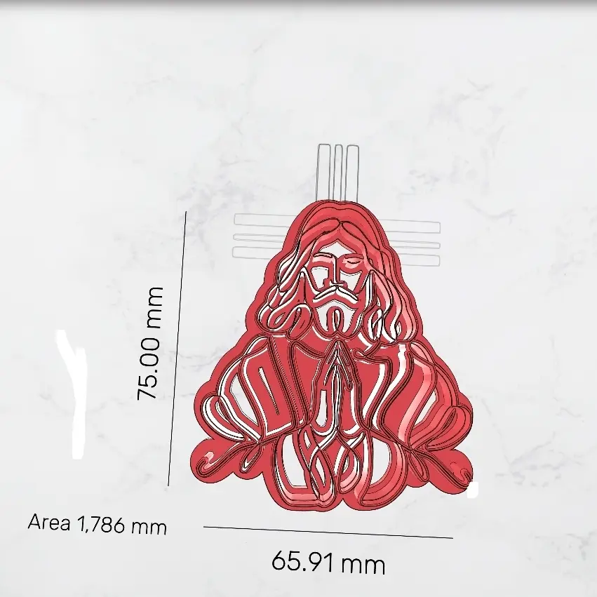 Jesus cookie cutter