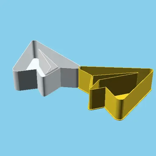 Paper Plane, nestable box (v1)