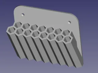 Wall-mounted pen holder