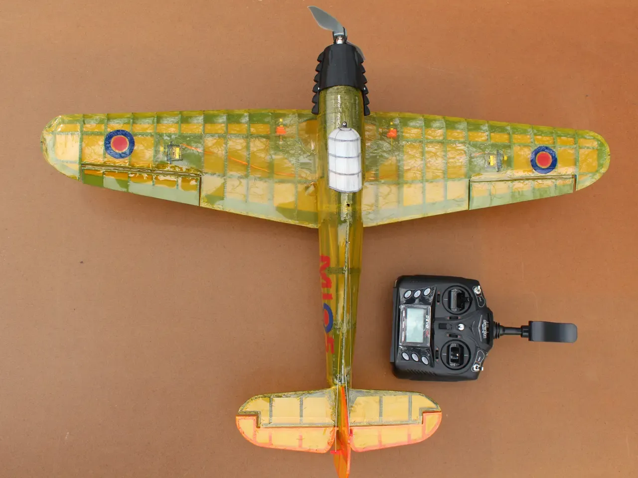 RC Hawker Hurricane realistic fully printed plane