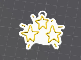 Llavero estrellas