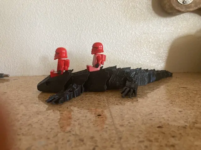 giant lego lizard
