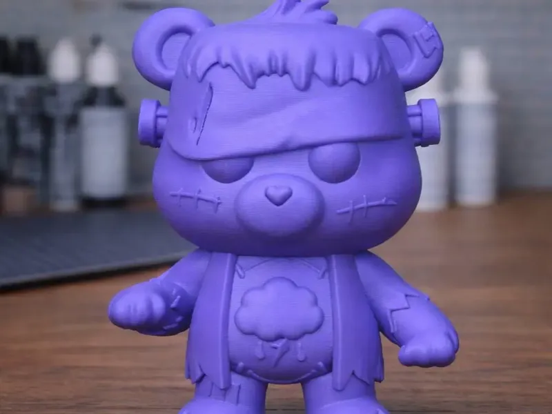 Figura Chibi de Care Bear Frankenbear