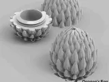 Fichier numérique 3 Œufs de dragon Set 1 - Fichiers Stl pour impression 3D-1