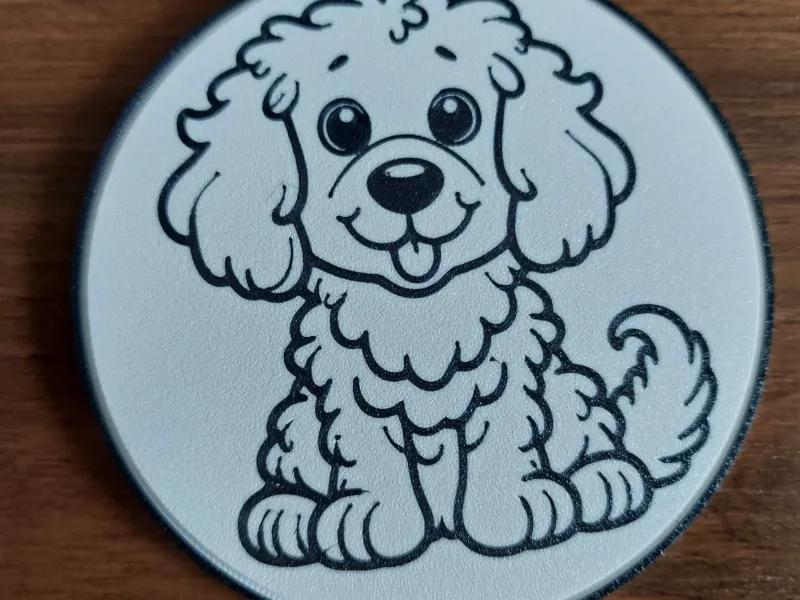 Golden Doodle Coaster