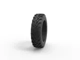 Tractor tire 5 Scale 1:25-2