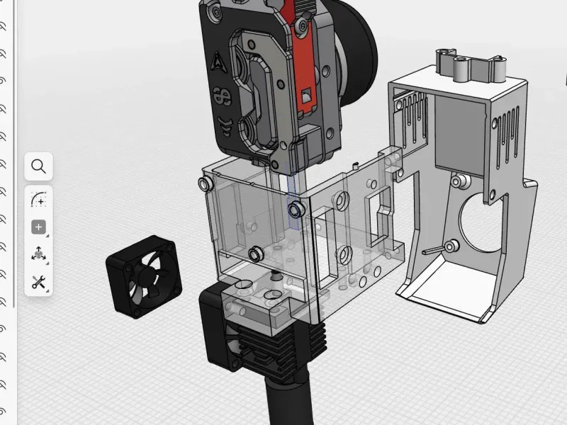 Ender5 max replace DXC extruder and K2Plus hotend's
