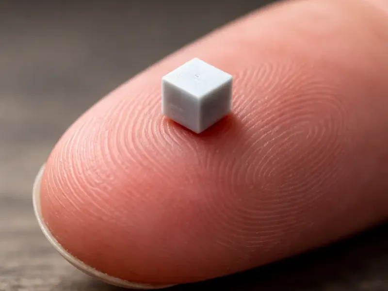 The smallest cube possible - only .1mm on each axis!