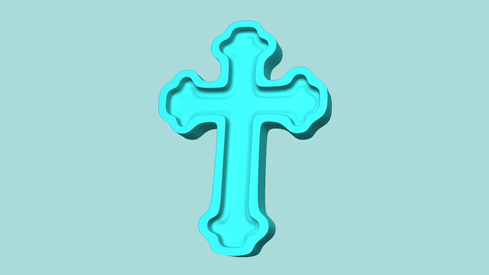 Holy Cross Mold - Silicon Maker - Template
