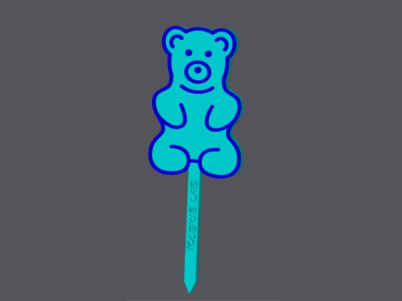 Gummy Bear - Caketopper & Cupcaketopper