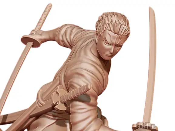 One Piece Roronoa Zoro V2 STL Collection