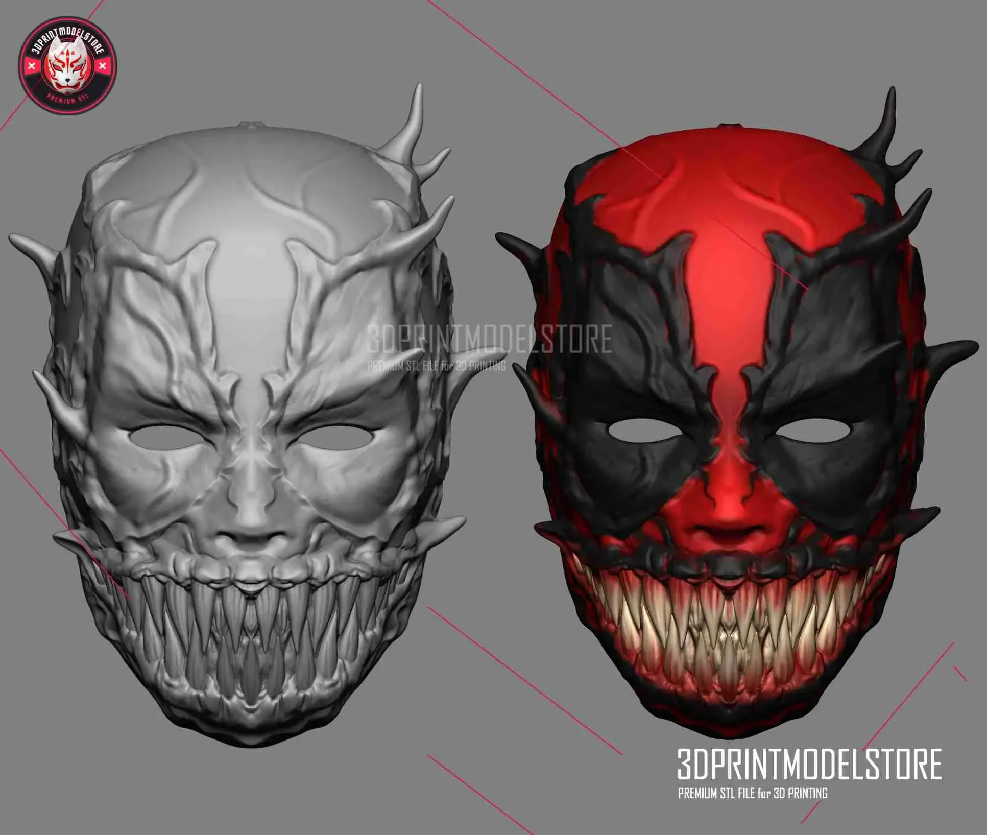 Deadpool Venom Mask Marvel Cosplay Halloween Costume