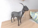Goat Lowpoly Low poly-0