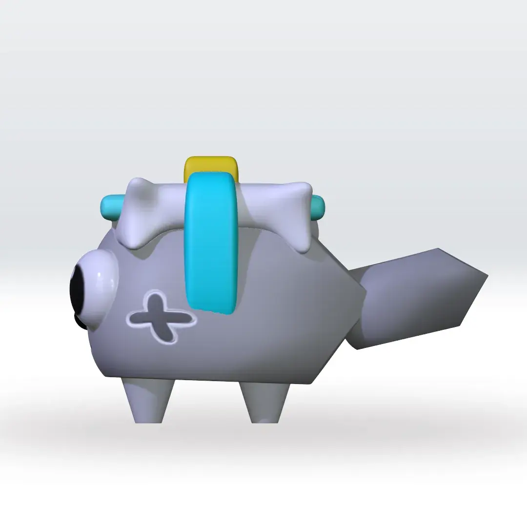 Star time Pebble Dandys World STL 3D Multicolor 3mf 3D Model