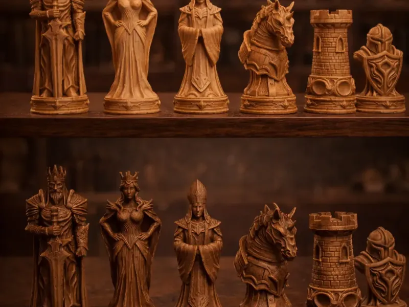 Chess set The Stone Crown of the North