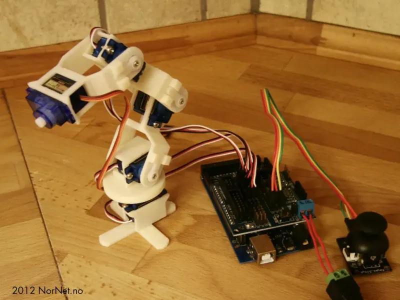 Mikro Robot kolu (9g Mikro Servo) videoya bakın