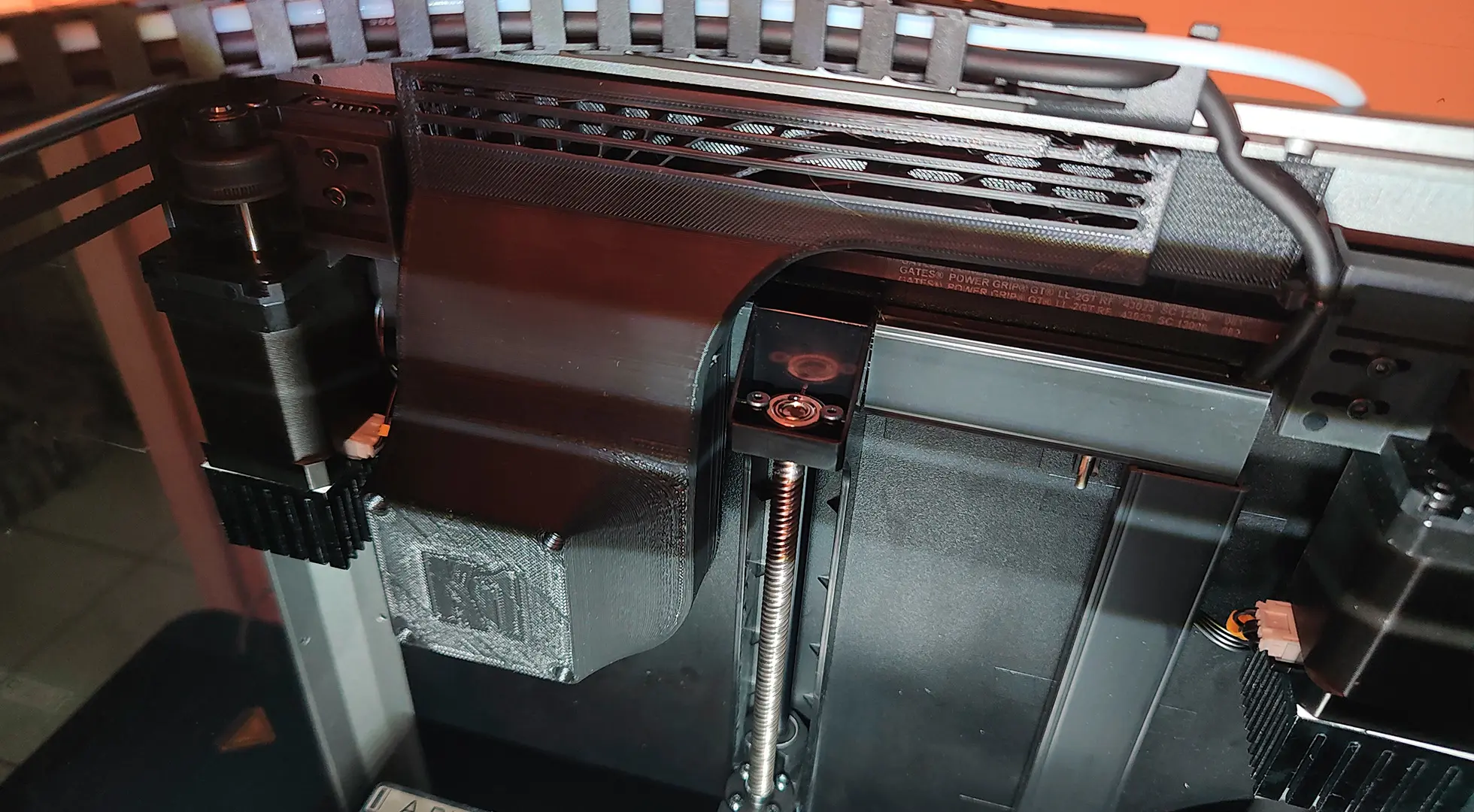 Creality K1 Rear Fan Airflow Redirector (Back Fan Cover)