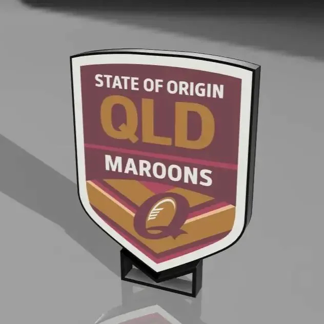 QLD STATE OF ORIGIN LIGHTBOX
