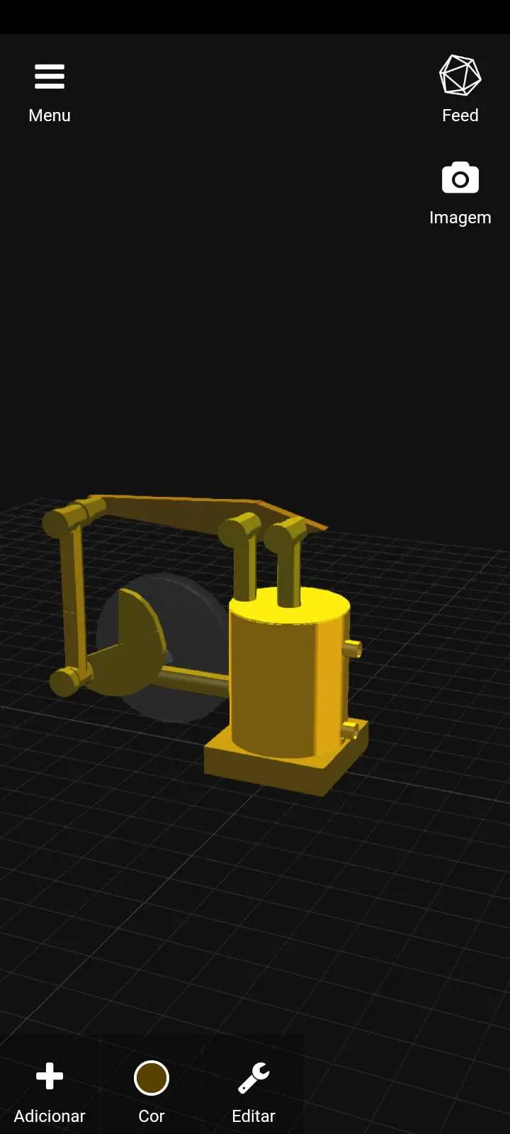motore ad aria compressa per mini-locomotive