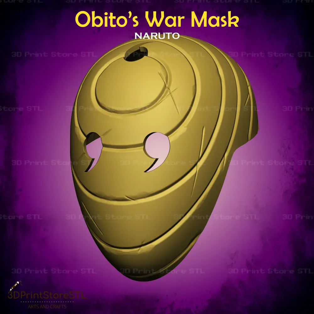 Obito War Mask Cosplay Naruto - STL File