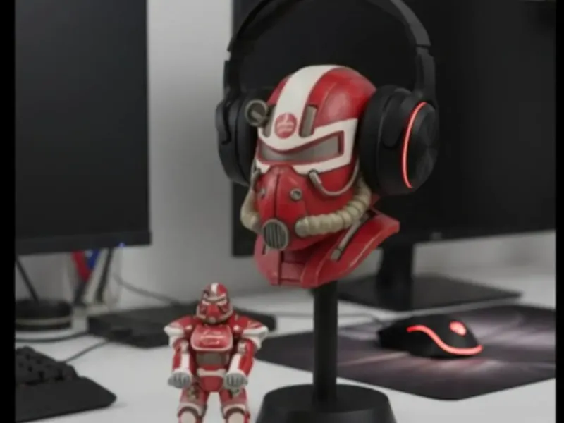 Fall out head phone stand nuka cola