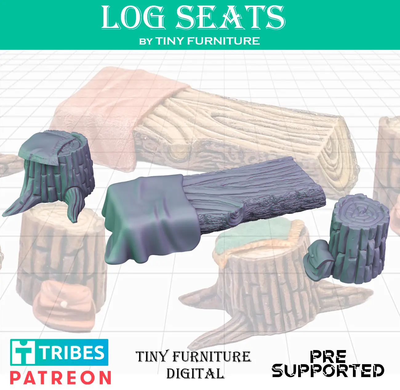 Log stoelen