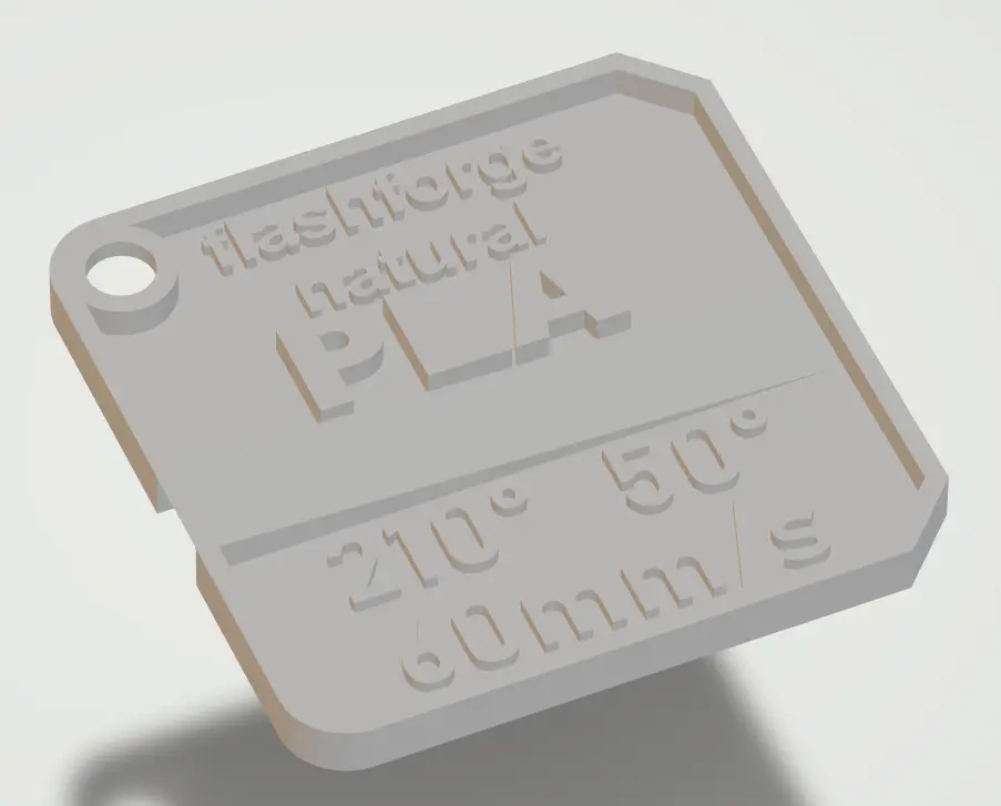 3D Printer Files | 3MF File | Material-Test-Platte