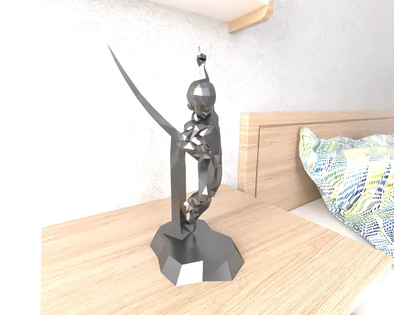 Frezzer Dragon Ball  Lowpoly Low Poly