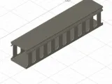 Cable Ducting 40x40mm x 200mm Thicker sides, no support-0