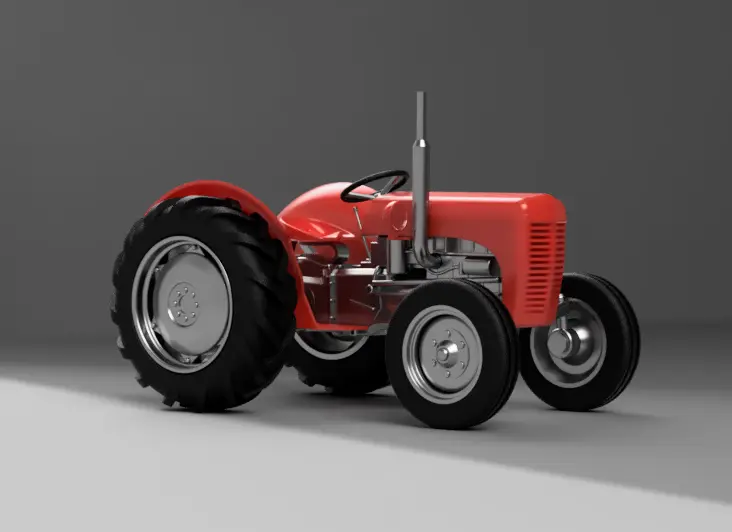 Tractor - Ferguson TE20 - Fully printable kit - scale 1/18