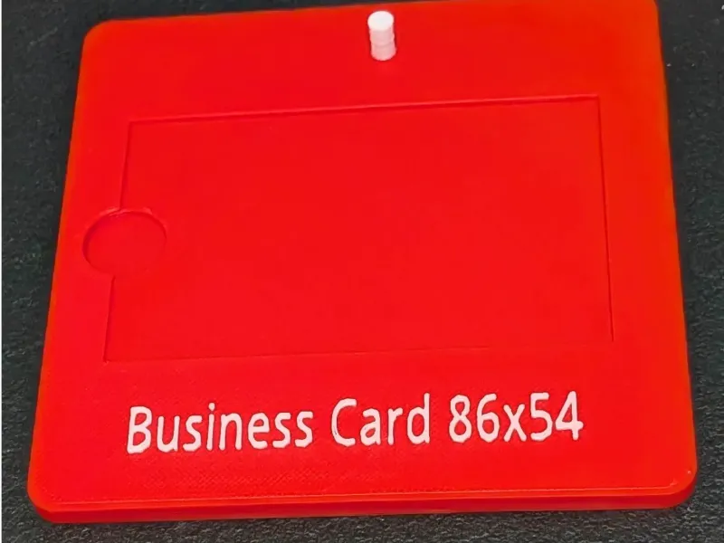 3D printed Business Card jig for XTool F1 and F2