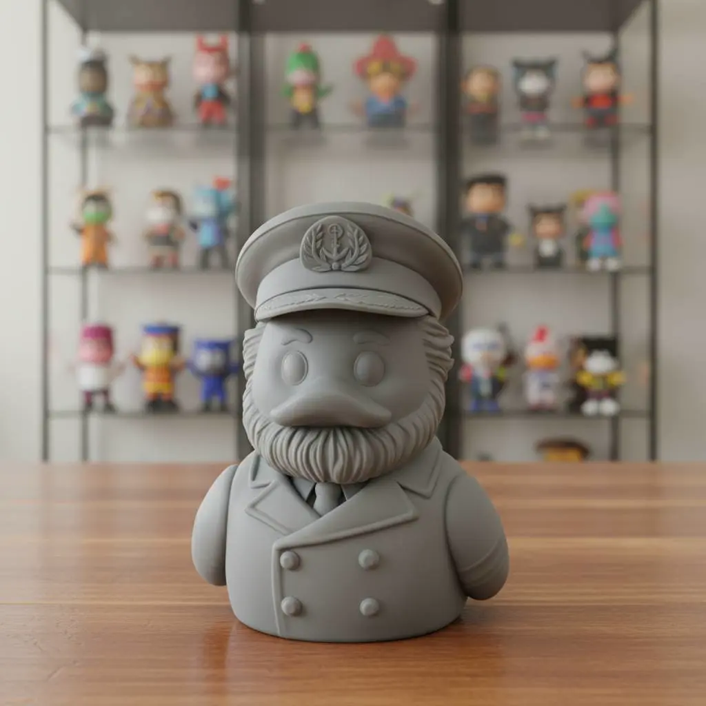 Rubber Duck - Captain titanic - 3D print
