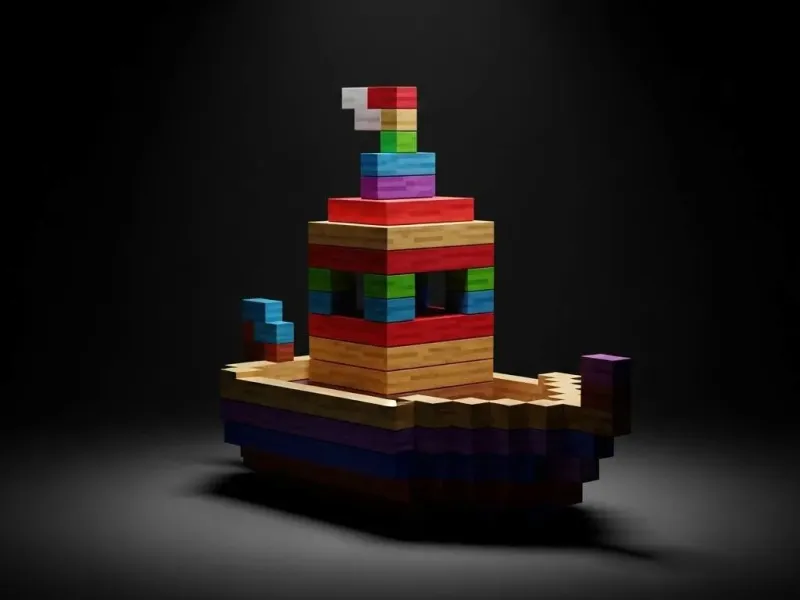 Bateau 1 Minecraft