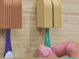 SnapBrush Minimalist Auto-Close Toothbrush Holder-0