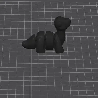 Brontosaurus Flexi Keychain