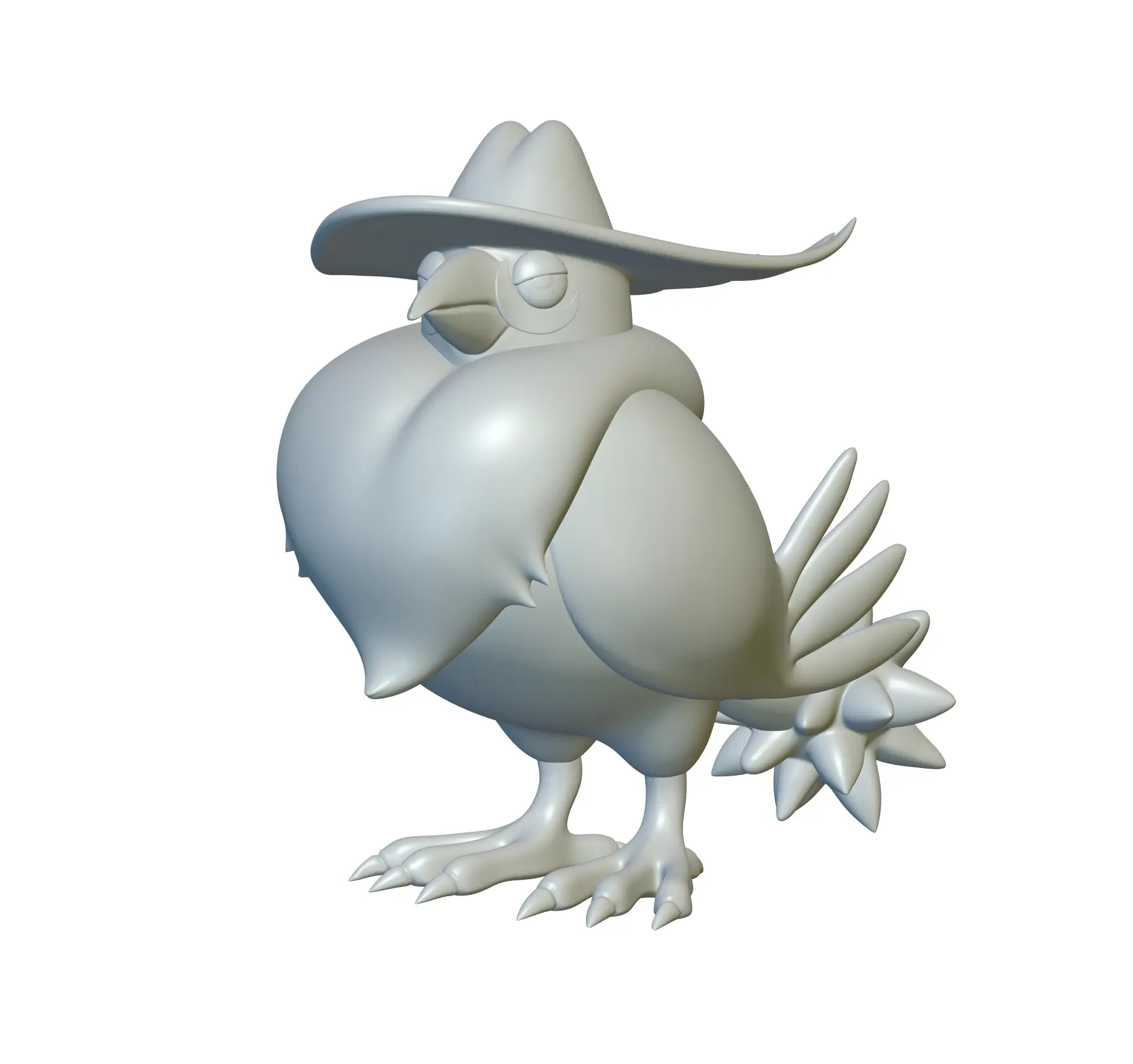Pokémon Honchkrow #430 - Pronto para impressão 3D!