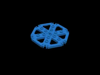 lego part 6x6 hexagon 